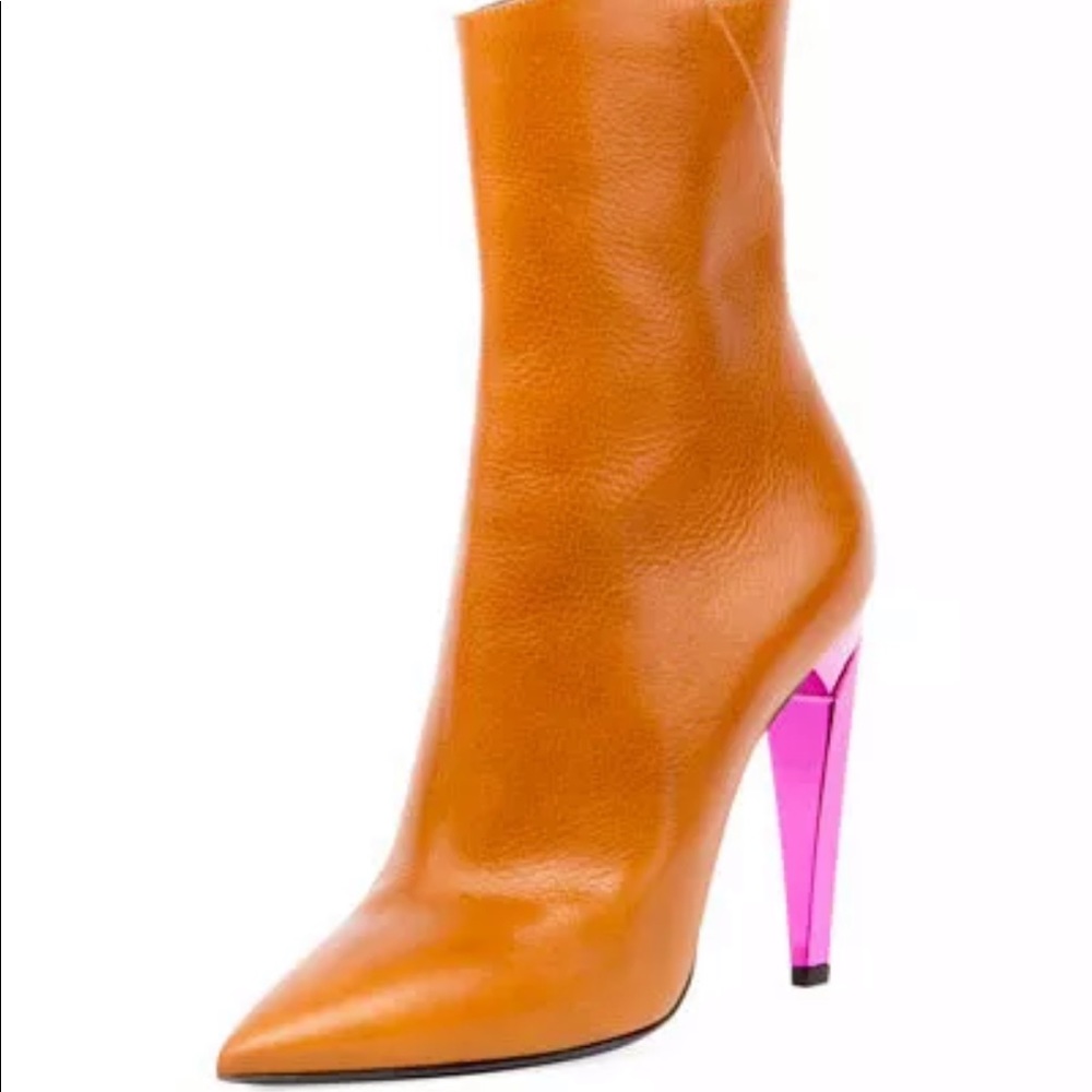 Yves Saint Laurent, Freia Zip Bootie size 36.5 NEW